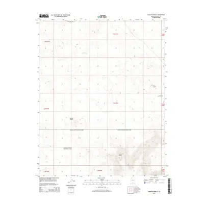2014 Map of Hancock Knolls, 2014 Print