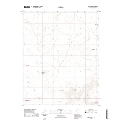 2018 Map of Hancock Knolls, 2018 Print