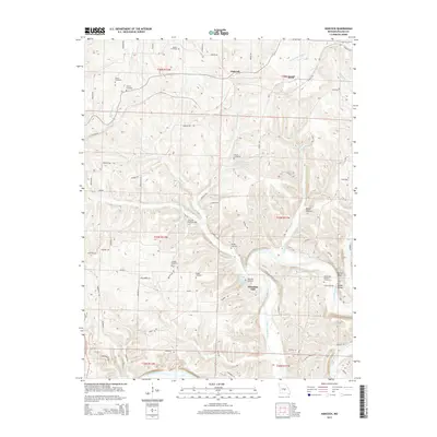 2015 Map of Hancock, 2015 Print