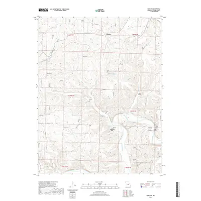 2017 Map of Hancock, 2017 Print