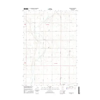 2016 Map of Hancock SW, 2016 Print