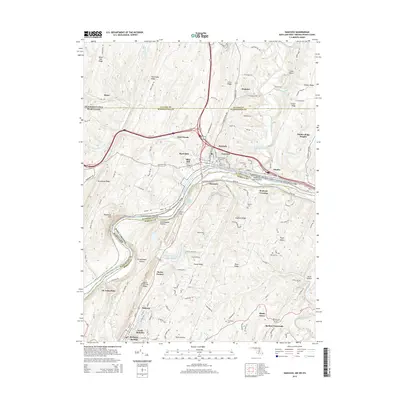 2014 Map of Hancock, 2014 Print