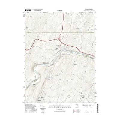 2016 Map of Hancock, 2016 Print