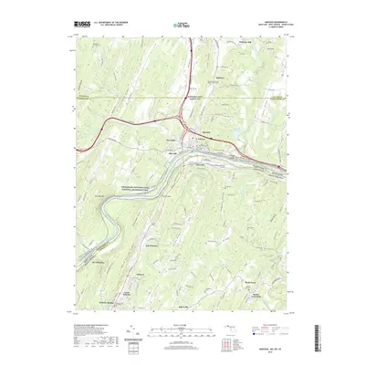 2019 Map of Hancock, 2019 Print