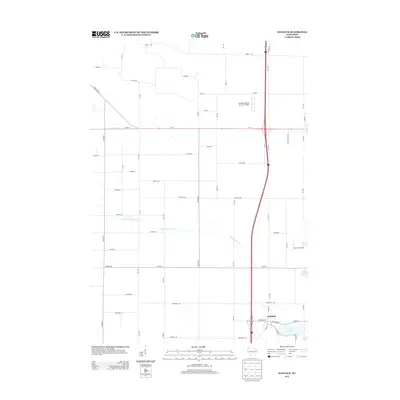 2013 Map of Hancock, 2013 Print