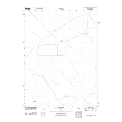 2012 Map of Hand-me-down Creek, 2012 Print