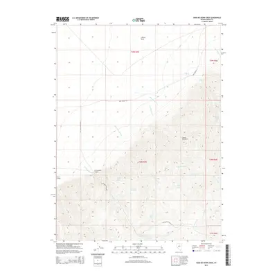 2014 Map of Hand-me-down Creek, 2014 Print