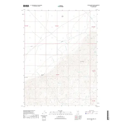 2018 Map of Hand-me-down Creek, 2018 Print