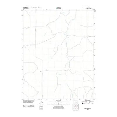 2010 Map of Hand Springs, 2010 Print