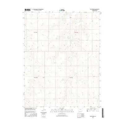 2016 Map of Hand Springs, 2016 Print