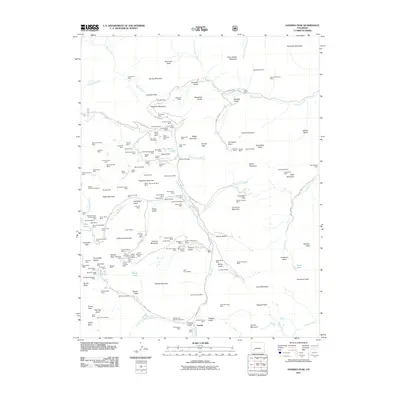 2011 Map of Handies Peak, 2011 Print