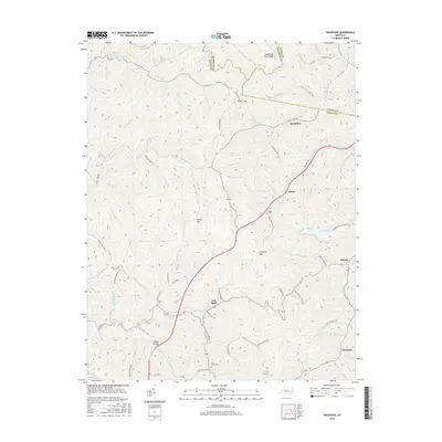 2016 Map of Handshoe, 2016 Print