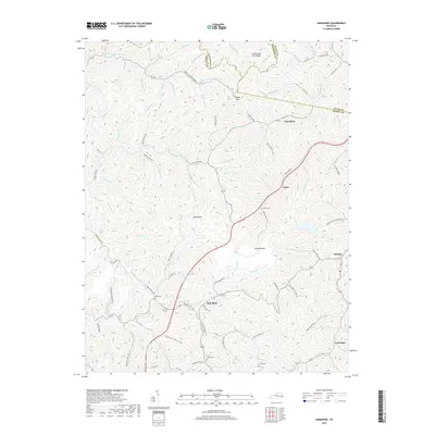 2019 Map of Handshoe, 2019 Print