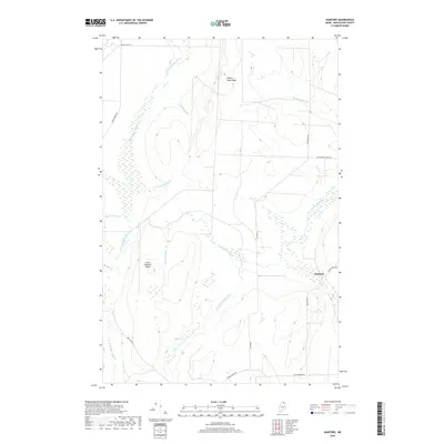 2018 Map of Hanford, 2018 Print