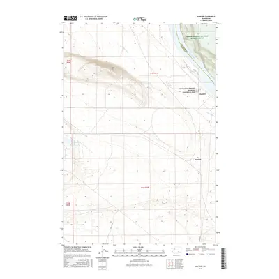 2017 Map of Hanford, 2017 Print