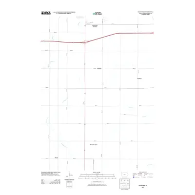 2013 Map of Hanford, 2013 Print