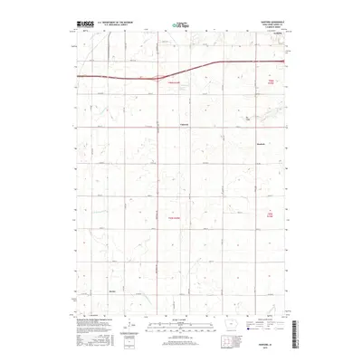 2015 Map of Hanford, 2015 Print