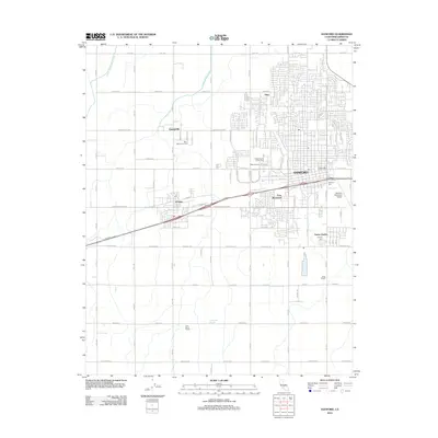 2012 Map of Hanford, 2012 Print