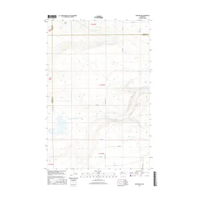 2017 Map of Hanford NE, 2017 Print