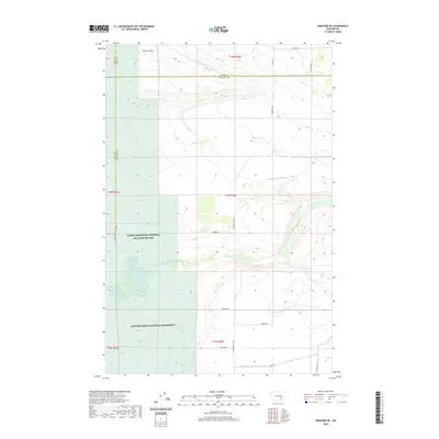 2020 Map of Hanford NE, 2020 Print
