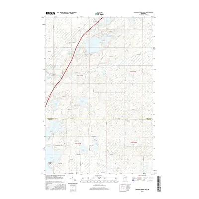 2016 Map of Hanging Horn Lake, 2016 Print
