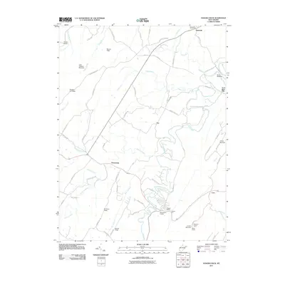 2011 Map of Hanging Rock, 2011 Print