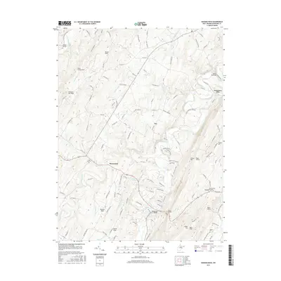 2016 Map of Hanging Rock, 2016 Print