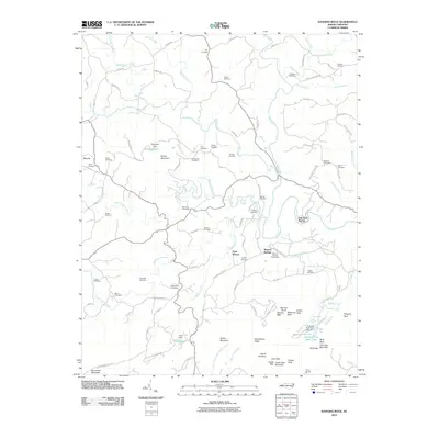 2010 Map of Hanging Rock, 2010 Print