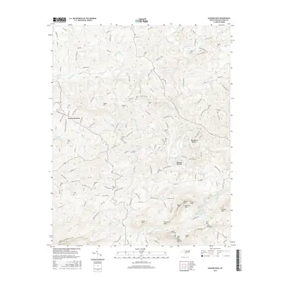 2016 Map of Hanging Rock, 2016 Print