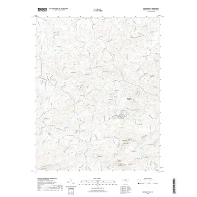 2019 Map of Hanging Rock, 2019 Print