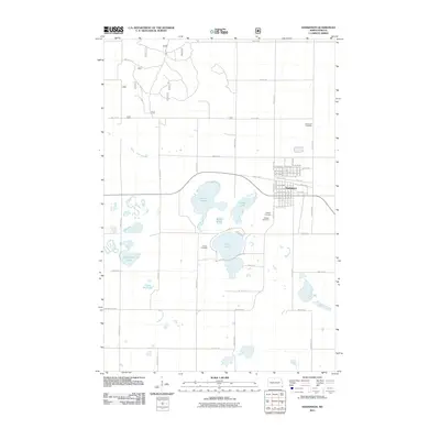 2011 Map of Hankinson, 2011 Print