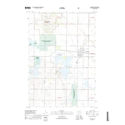2018 Map of Hankinson, 2018 Print