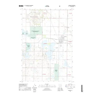 2020 Map of Hankinson, 2020 Print