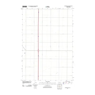 2011 Map of Hankinson SE, 2011 Print