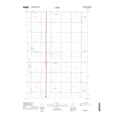 2017 Map of Hankinson SE, 2017 Print