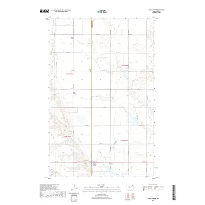 2017 Map of Hanks Corner, 2017 Print