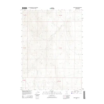 2015 Map of Hanks Creek NE, 2015 Print