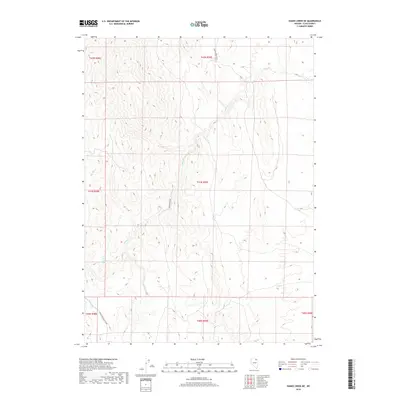 2018 Map of Hanks Creek NE, 2018 Print