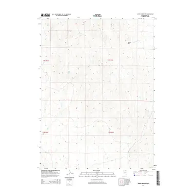 2014 Map of Hanks Creek SW, 2014 Print