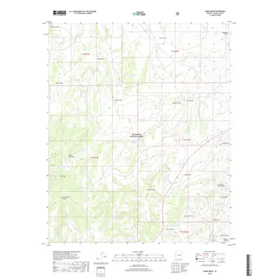 2018 Map of Hanks Draw, 2018 Print
