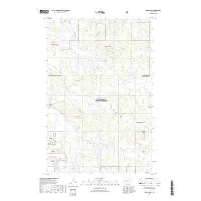 2017 Map of Hanks Gully, 2017 Print