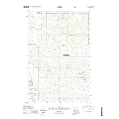 2020 Map of Hanks Gully, 2020 Print