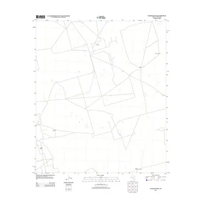 2013 Map of Hanks Ranch, 2013 Print