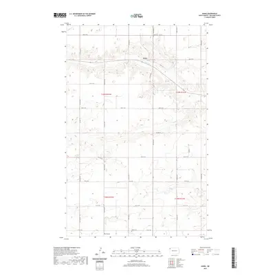 2020 Map of Hanks, 2020 Print