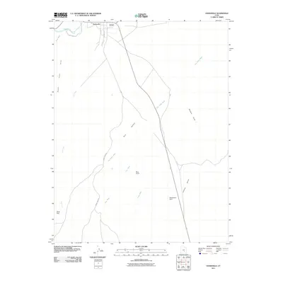 2011 Map of Hanksville, 2011 Print