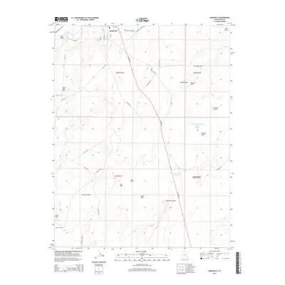 2014 Map of Hanksville, 2014 Print