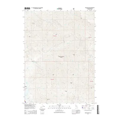 2015 Map of Hanland Peak, 2015 Print