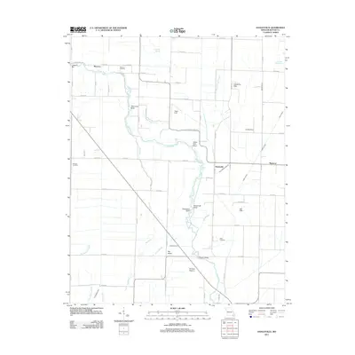 2011 Map of Hanleyville, 2011 Print