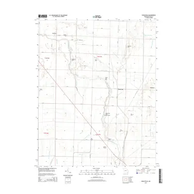 2015 Map of Hanleyville, 2015 Print