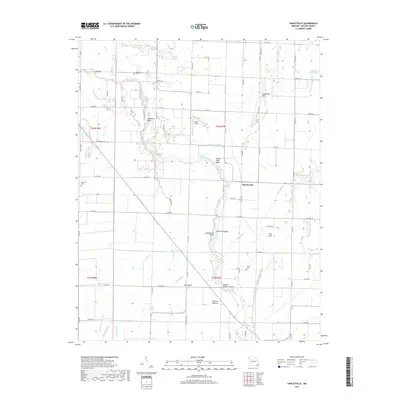 2017 Map of Hanleyville, 2017 Print